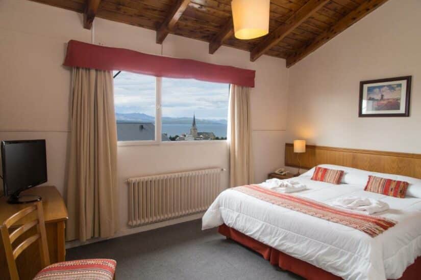 Hotel confortável e simples em Bariloche