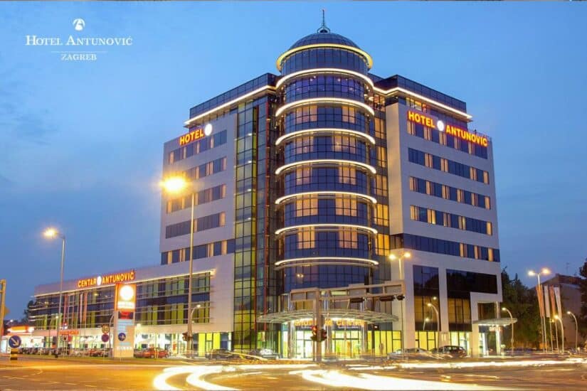 hotel bem localizado na capital da croacia