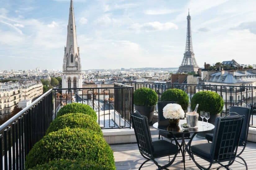 Hotel próximo da Torre Eiffel