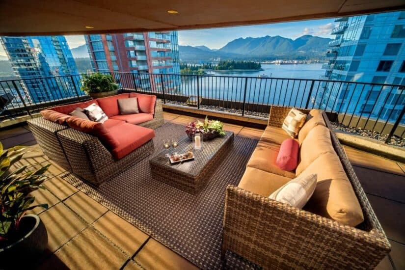 Hotel boutique com vista para o mar em Vancouver
