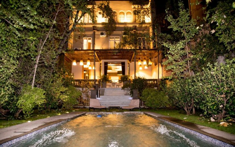 hotel boutique com piscina em Santiago