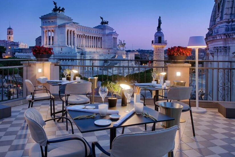 hotel exclusivo em Roma
