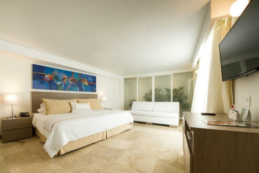quarto romântico em hotel em San Andrés 