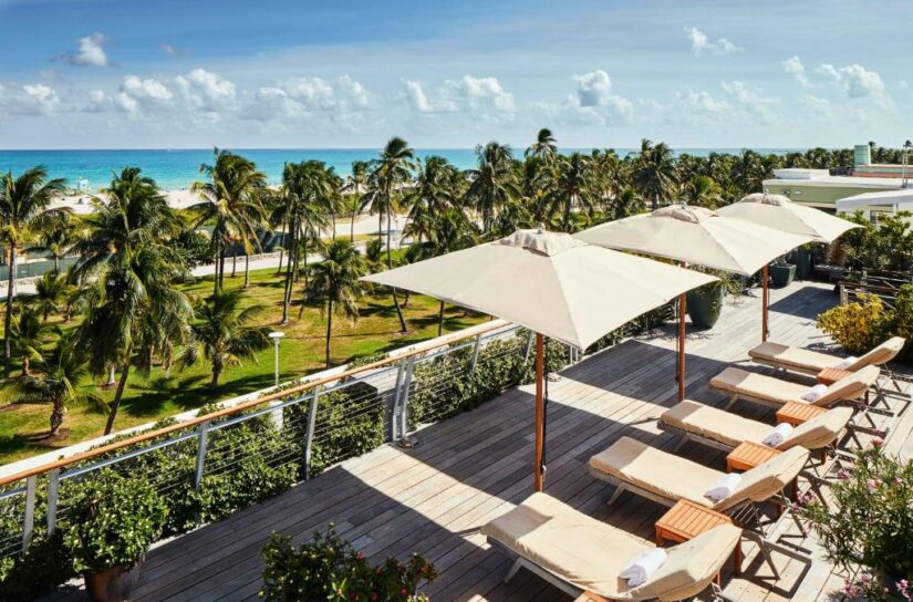 Hotel em South Beach luxuoso com vista