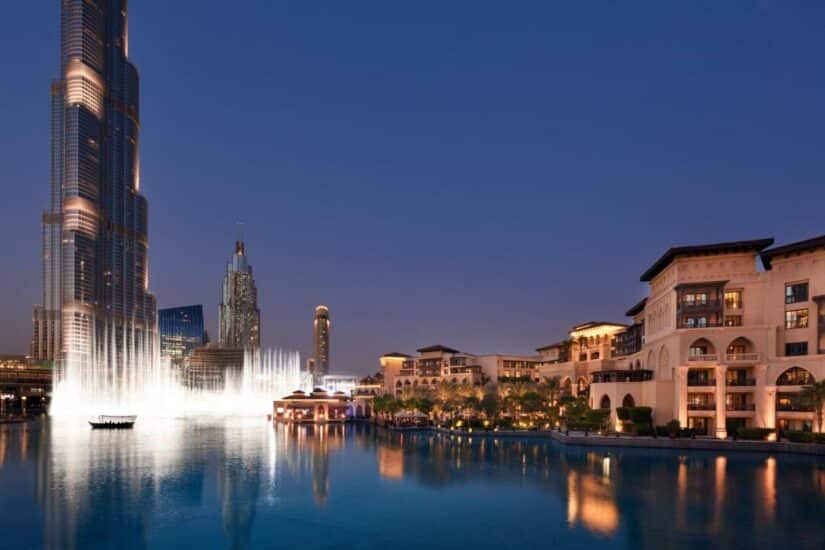 hotel com vista para Dubai Mall
