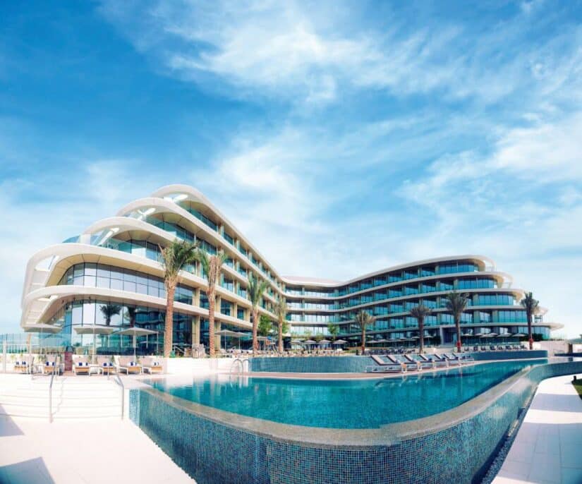 hotel com parque aquático com piscina aquecida em Dubai
