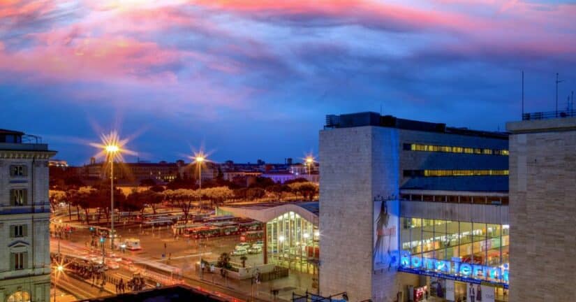 hotel com vista para Roma Termini
