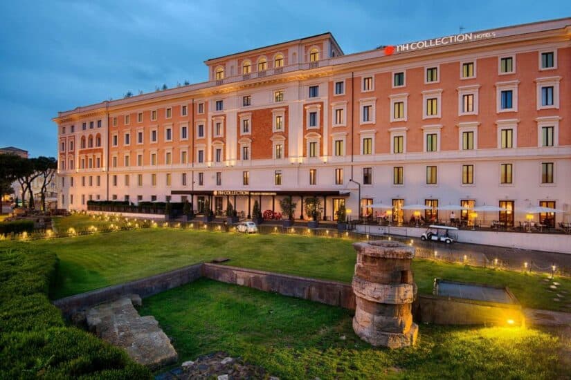 preço da diária dos hotéis perto da Roma Termini
