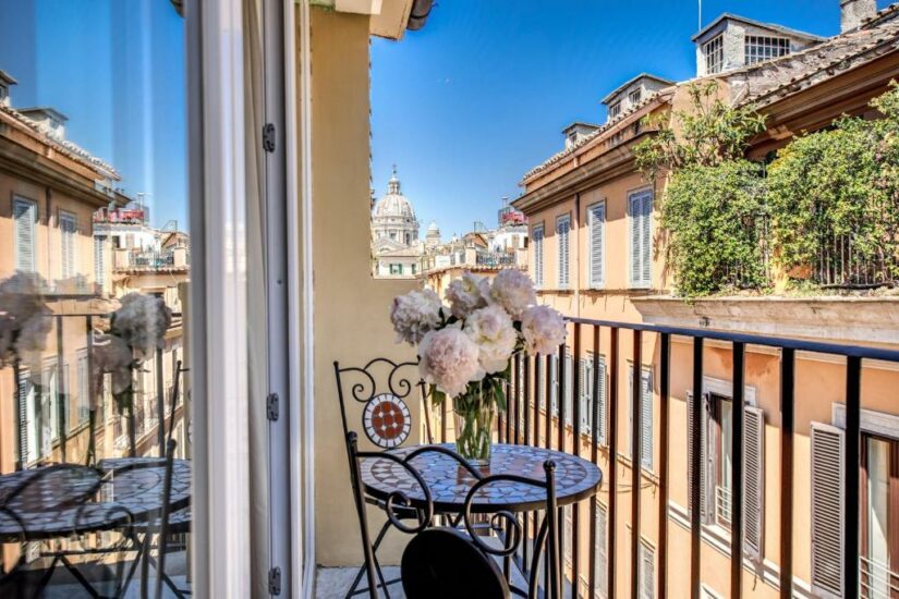 hotel com vista para Piazza di Spagna
