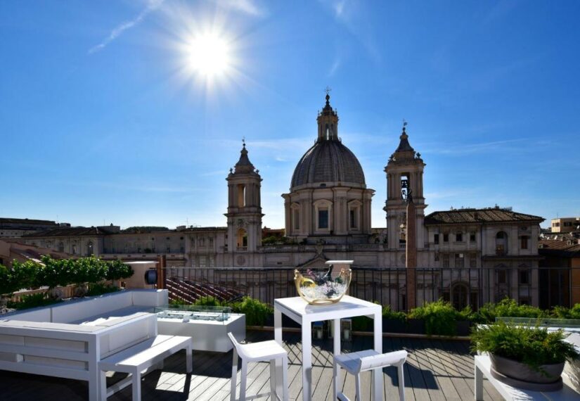 Valor hotel na região da Piazza Navona
