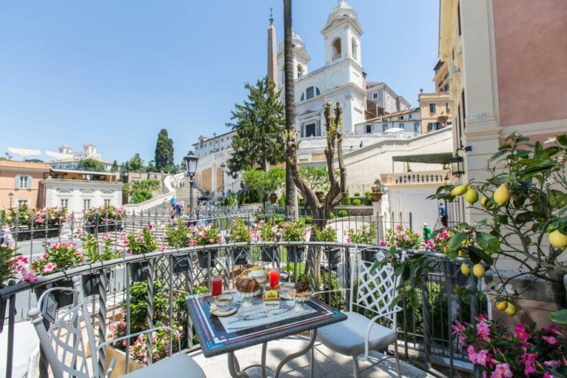 melhor hotel próximo da Piazza di Spagna