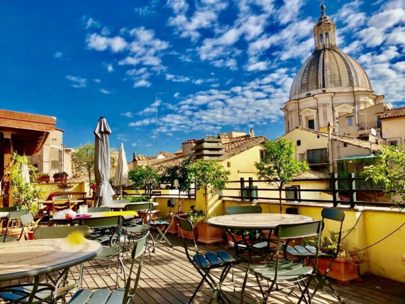 lista de hotéis com ótima localização em Roma