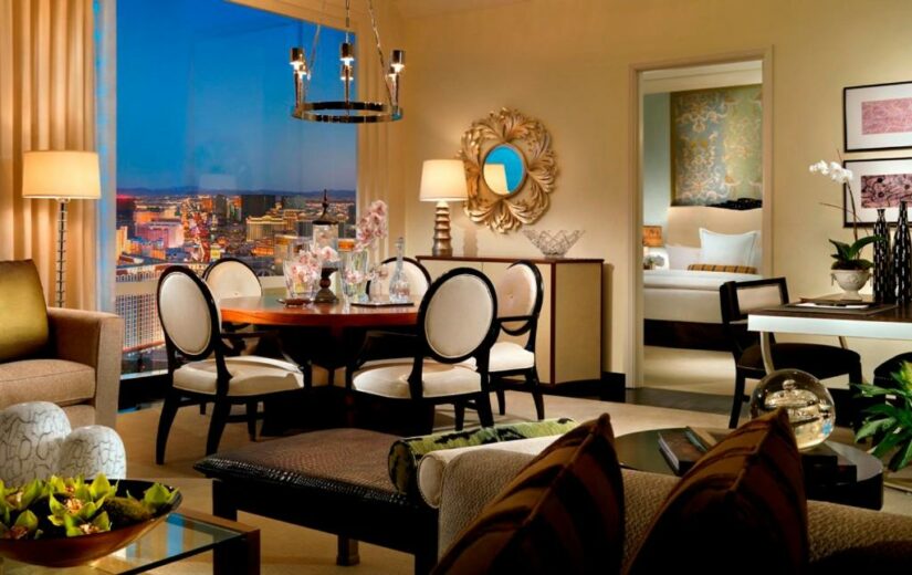 melhores hotéis com cozinha para famílias em Las Vegas