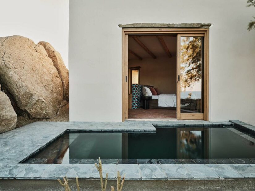 hotel com piscina privativa coberta em Mykonos

