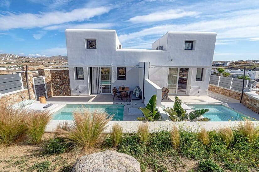 Hotéis com piscina no quarto na Grécia em Mykonos 
