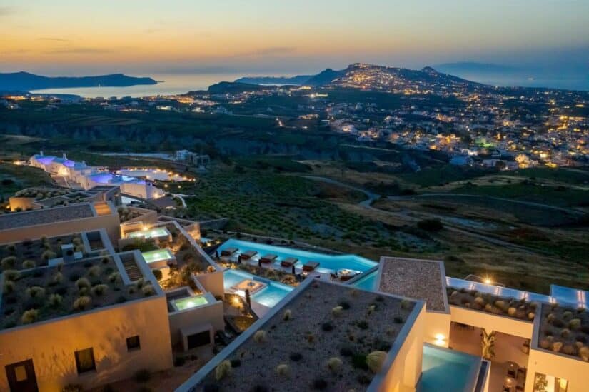 hotel famoso em Santorini
