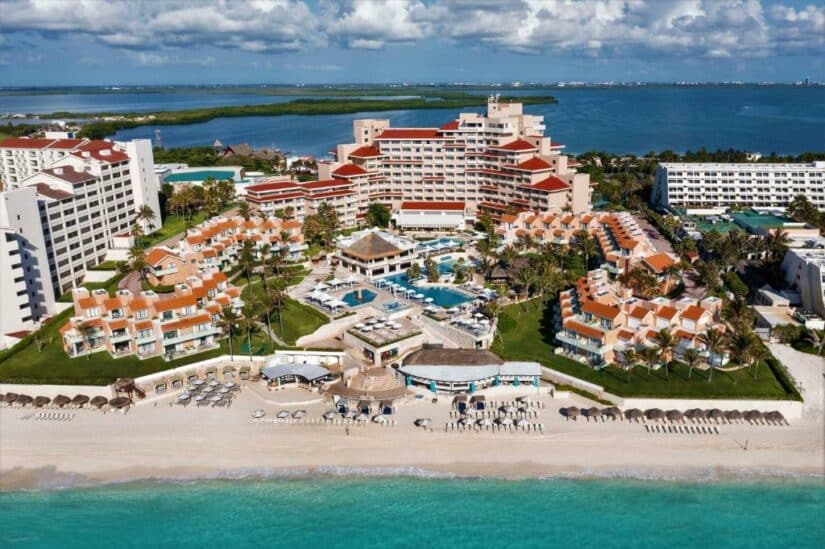 Hotéis para família em Cancún beira-mar