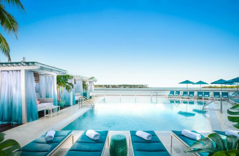 Hotel de frente para o mar em Key West  de luxo
