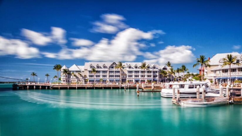preço da diária dos hotéis perto do mar em Key West