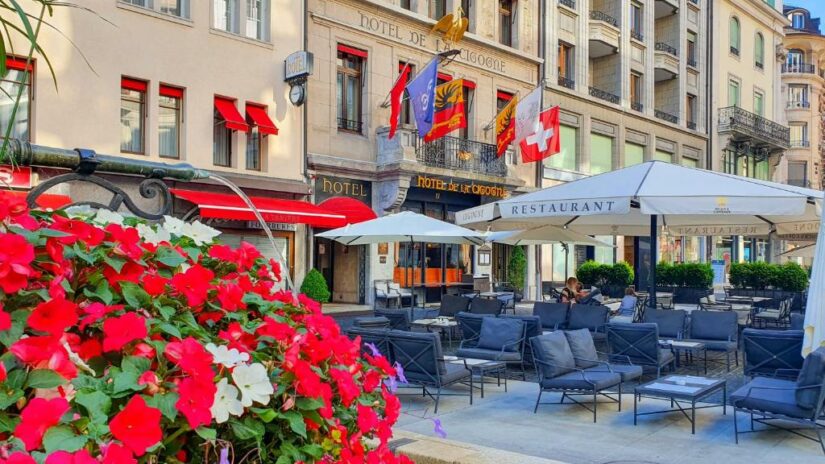 hotéis baratos em Genebra com café da manhã