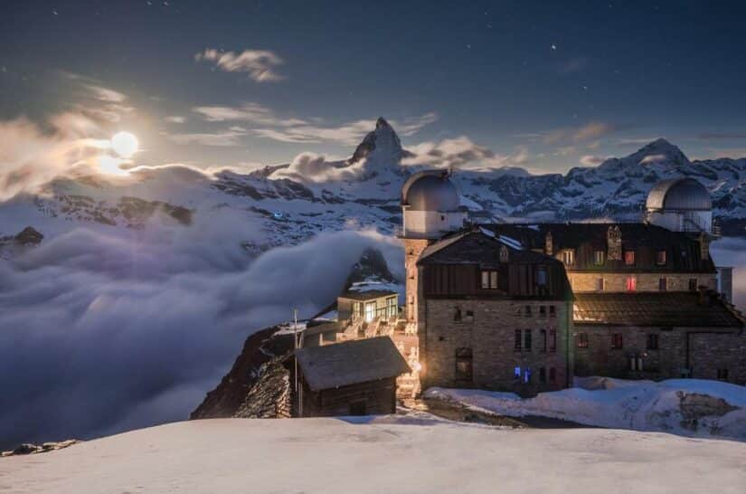 Hotéis na Suíça com observatório