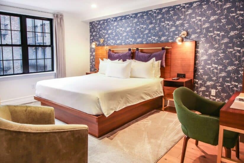 Hotel glamouroso em Nova York