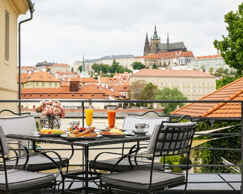 Hotel com a melhor vista para o Castelo de Praga