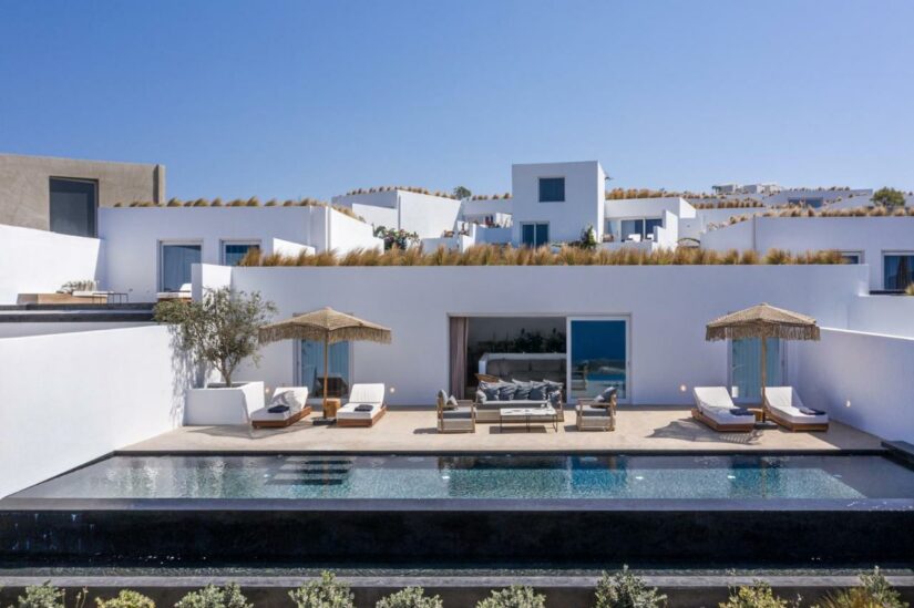 Resorts de luxo em Santorini
