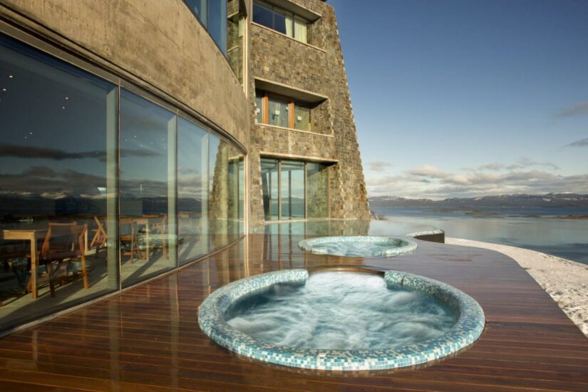 melhor hotel de luxo para se hospedar em Ushuaia
