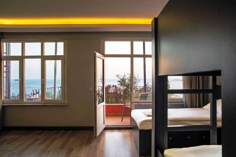 Melhor hostel em Istambul com varanda