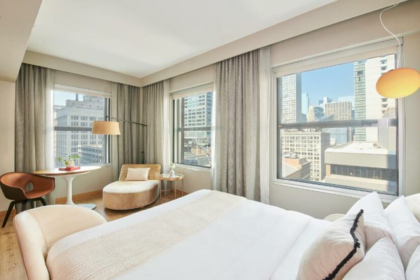 Hotel 4 estrelas luxuoso em Chicago