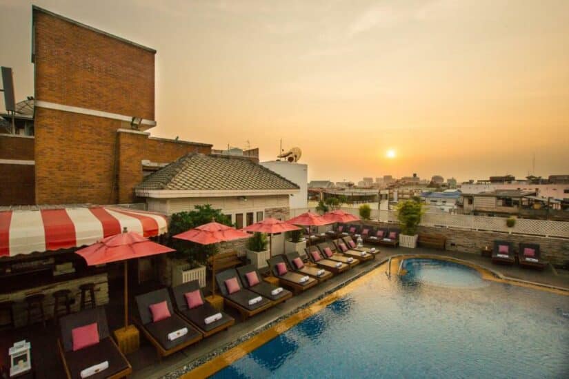 Piscina nna cobertura do Buddy Lodge Khaosan Road