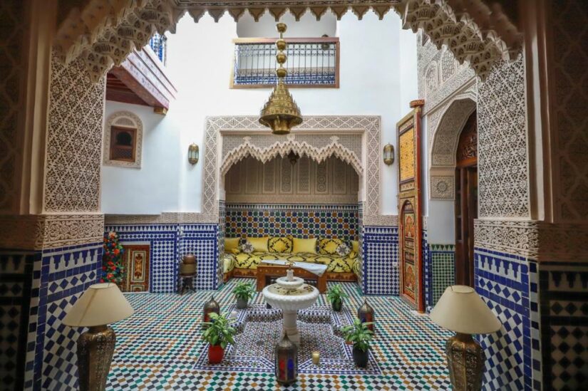 Fez hospedagem no Marrocos