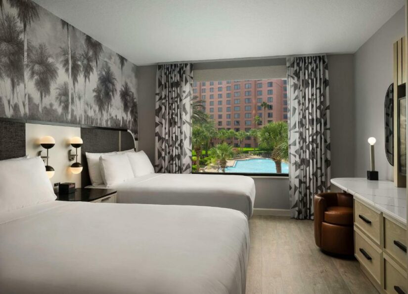 Hotel boutique em Orlando com varanda 