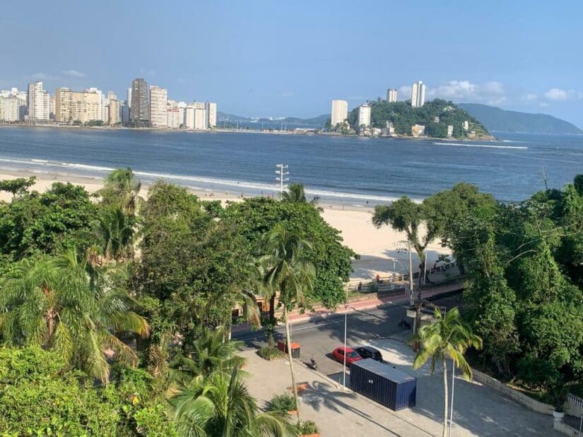 Hospedagem de frente para o mar São Vicente SP