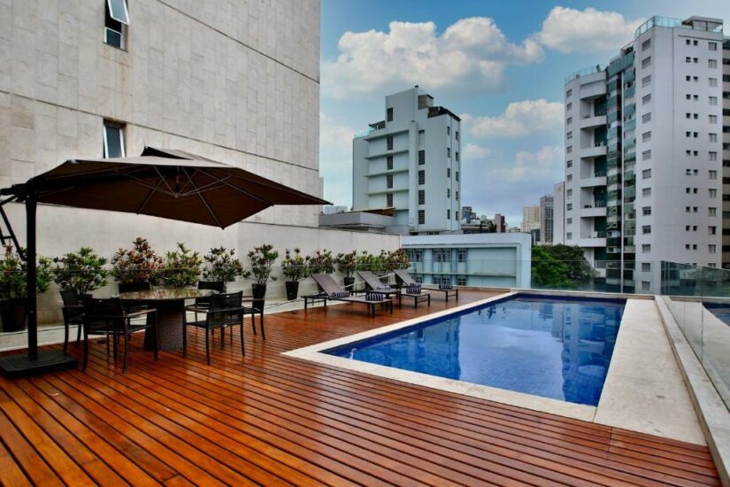 hotel em Belo Horizonte Lourdes com piscina
