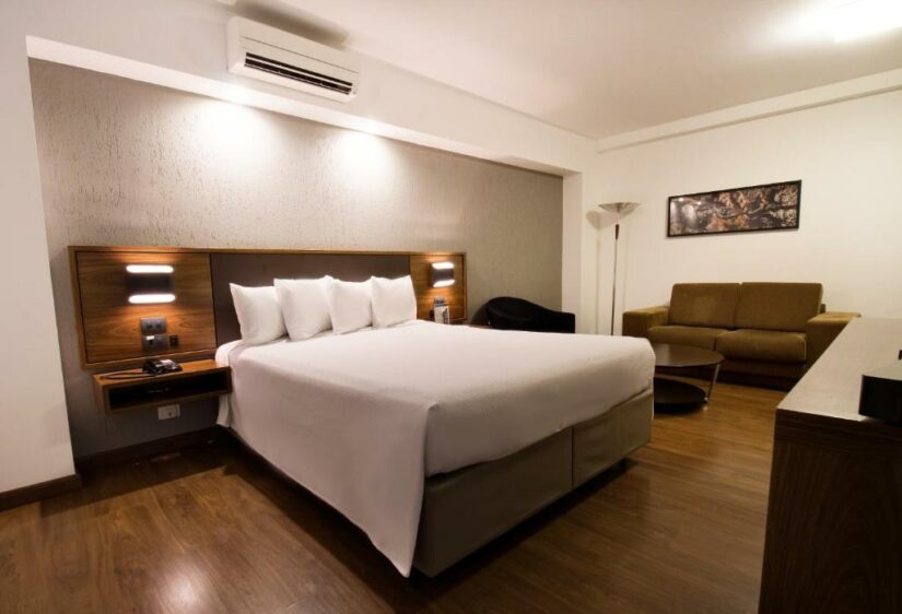 quarto romântico em hotel em Curitiba
