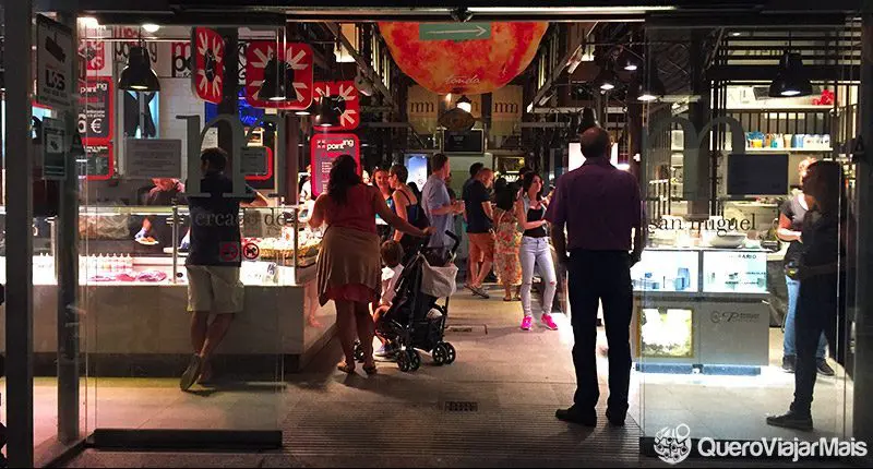 gastronomia em Madrid Mercado em Madrid