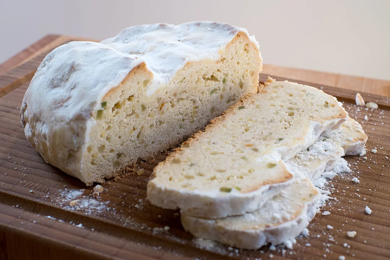 Doces tradicionais da Alemanha Dresdner Stollen