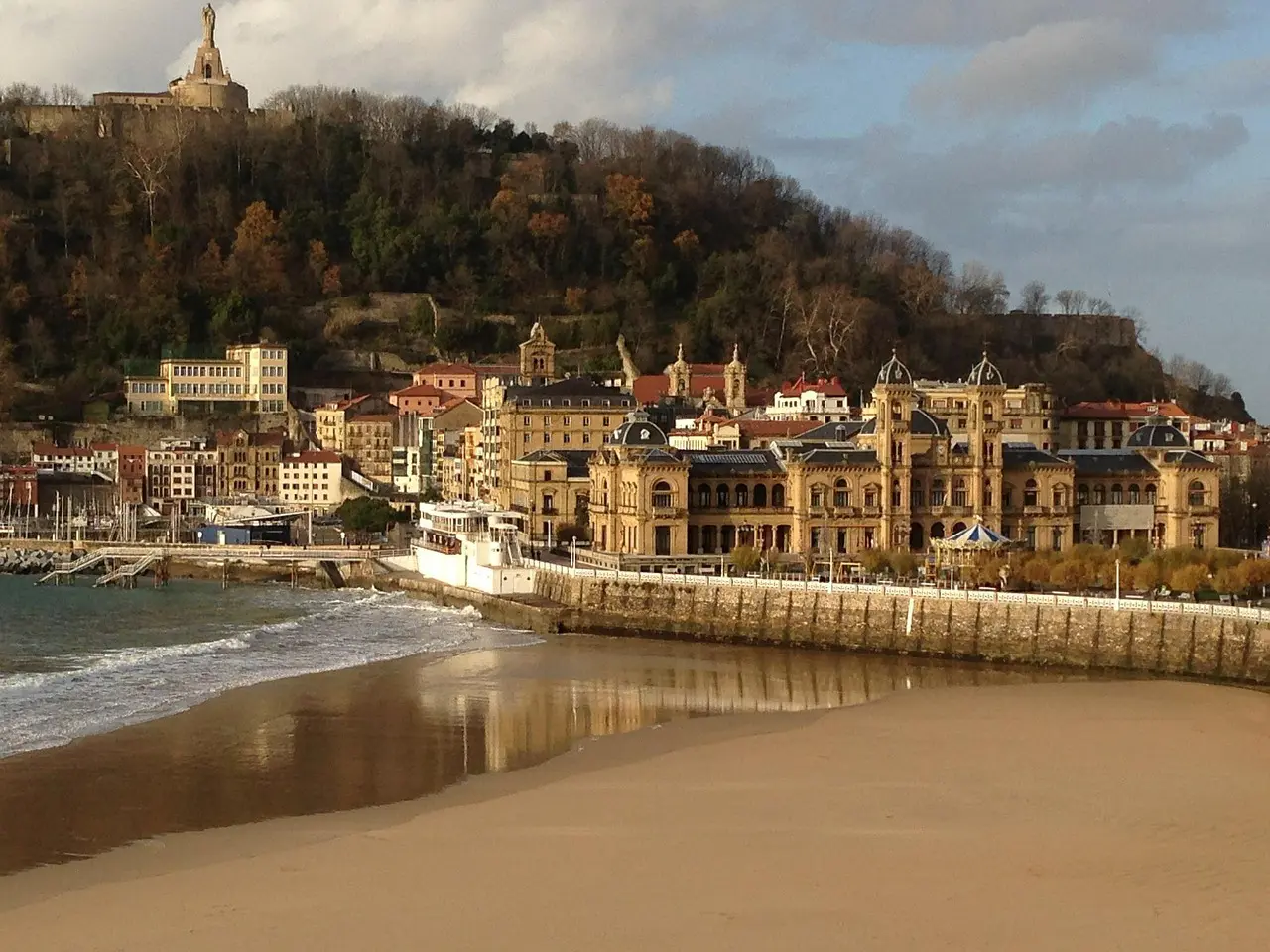 Pontos de interesse na Espanha turismo em san-sebastian