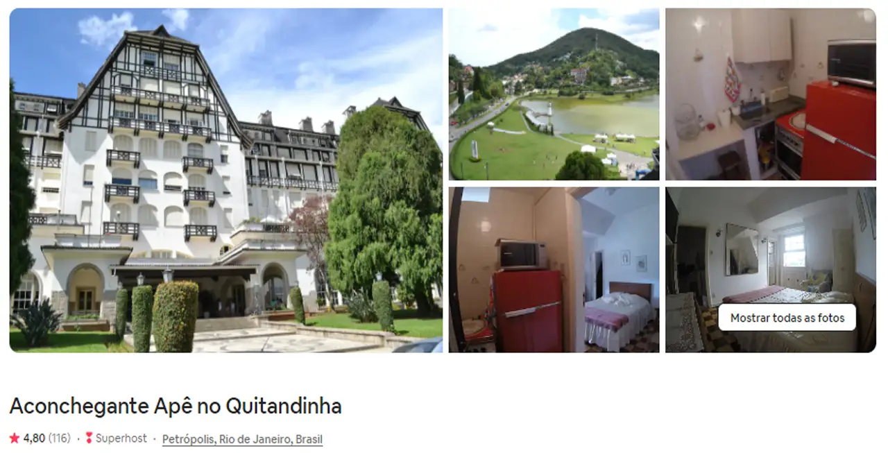 Airbnb Petrópolis itaipava Airbnb Petrópolis araras